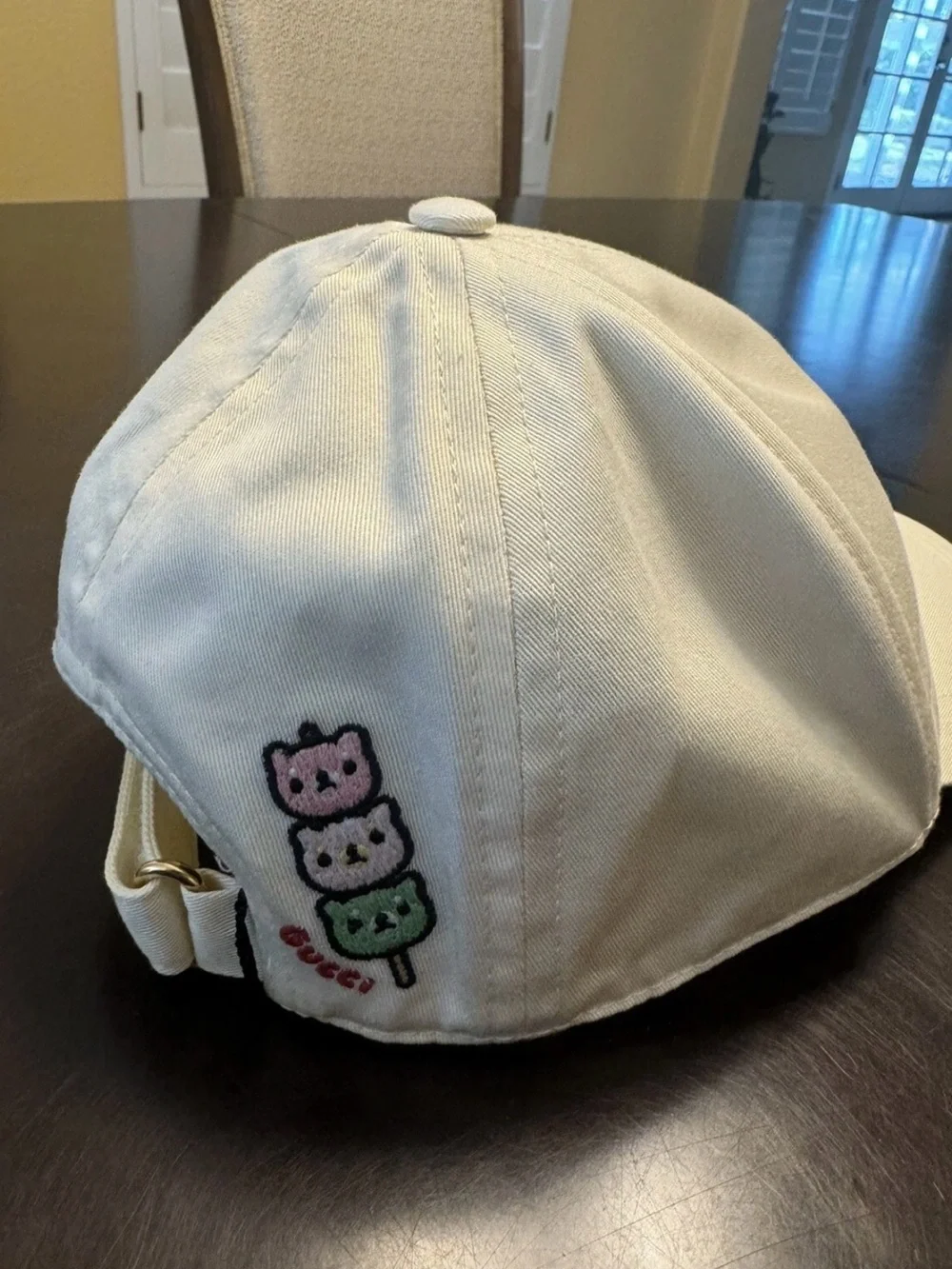 New Authentic Gucci Logo Kawaii Pikarar Collection Baseball Hat Size M